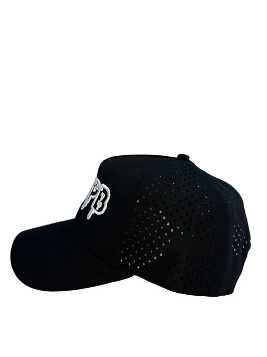 NMFPB Black Performance Snapback Cap