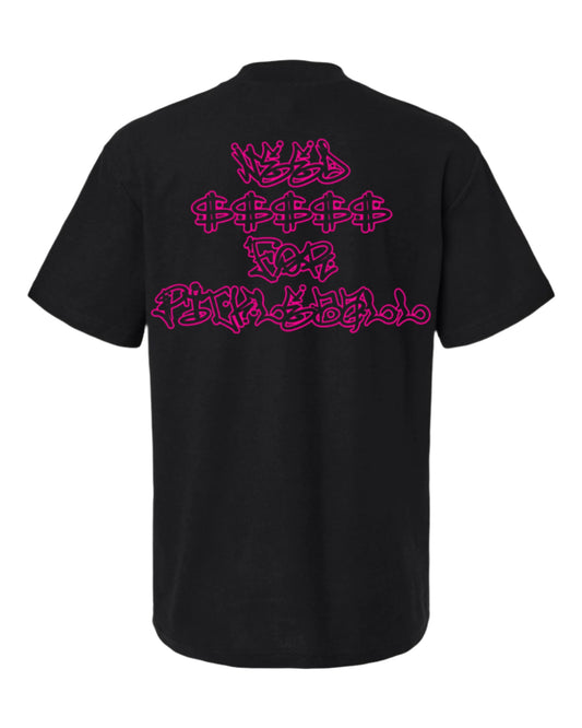 NMFPB Pink Graffiti Oversized Tee