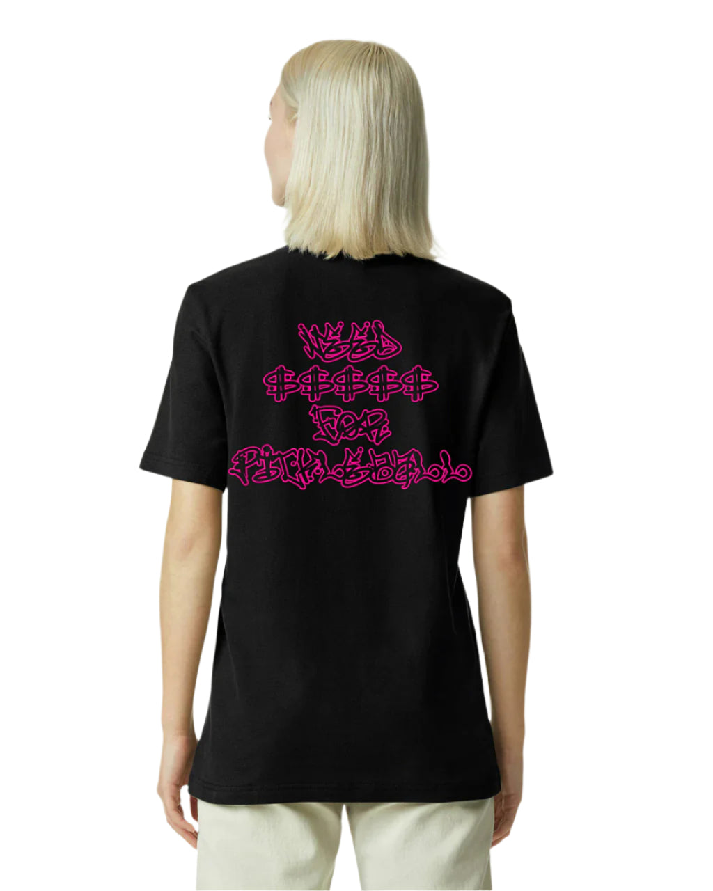 NMFPB Pink Graffiti Oversized Tee