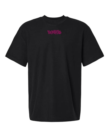 NMFPB Pink Graffiti Oversized Tee
