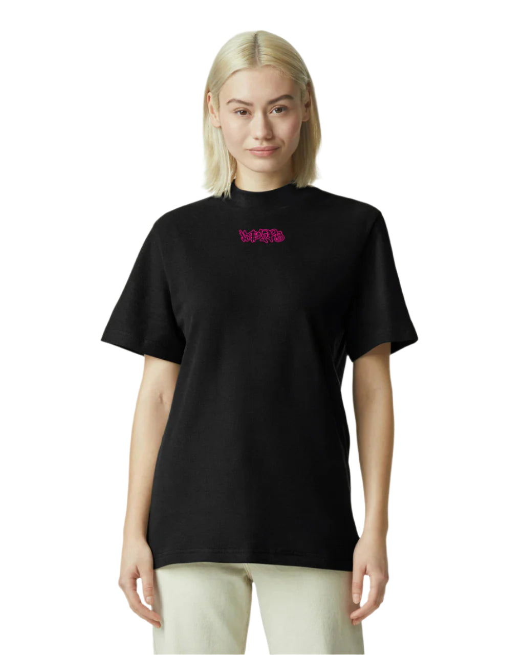 NMFPB Pink Graffiti Oversized Tee